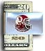 NFL Sculpted & Enameled Pewter Moneyclip - Washington Redskins