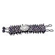 Peacock Faceted Crystals Small Beads Diamond Studded Quartz Watch Bracelet Stylish