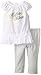 Calvin Klein Baby Girls' Gray Stripes Tunic with Leggings