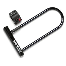 Kryptonite Keeper 12 LS Bicycle U-Lock with Bracket Bicycle U-Lock (4-Inch x 11.5-Inch) by 