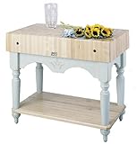 John Boos & Co. Calais Kitchen Work Table - Tangerine - PV-CA-4224-TG