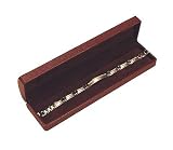 Black Bracelet Gift Box with White Bow - Simple and Elegant