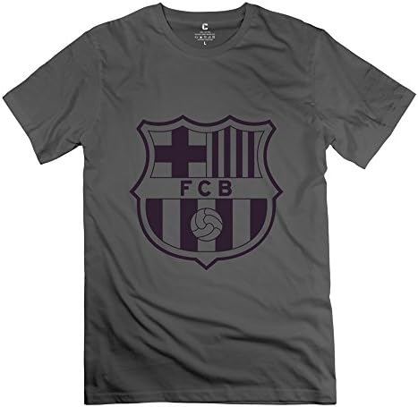 JIEN Men's 2015 FCB Barcelona FC Red Core Crest T-shirt XXL DeepHeather