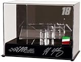  : J.J. Yeley 1/24th Die Cast Display Case w/ Platform and Race Used Metal