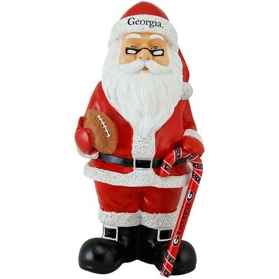 Georgia Bulldogs 11.5'' Resin Team Santa Figurine