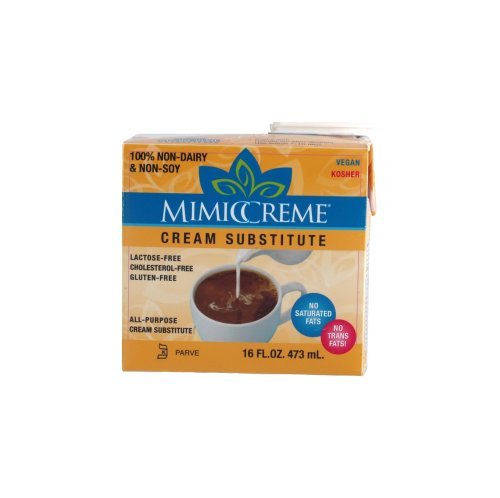 MimicCreme Cream Substitute, Unsweetened, 16-Ounce Aseptic Boxes (Pack of 6)
