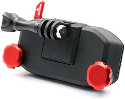 LOTOPOP StrapMount Backpack Clip Fast Clamp / LifeVest / SCUBA Mount for Gopro 5 3+ 4 Session XIAOMI YI Cameras-Red