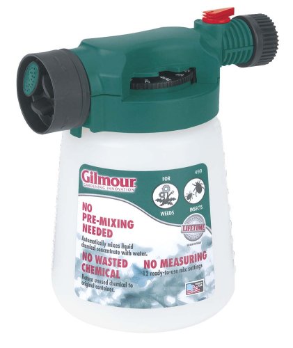 Childrens Toyshop  Outdoor Living : Gilmour Select 'N Spray No Pre-Mix Sprayer, #499, Teal/White