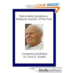 Memorable Quotations: Religious Leaders of the Past