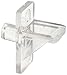 Prime-Line Products U 9147 Shelf Support Peg, 1/4 in., Plastic Construction, Clear (Pack of 12)