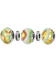 Sterling Silver Reflections Pastel Perfect Boxed Bead Set