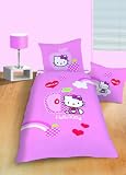 CTI 039549 Bettw&auml;sche Hello Kitty Apple / Linon / 135 x 200 + 80 x 80 cm