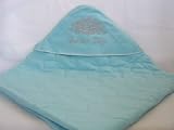 Organic Cotton Baby Blanket- Aqua