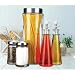 Stylesetter 5 Piece Storage Set in Clear and Silvertone