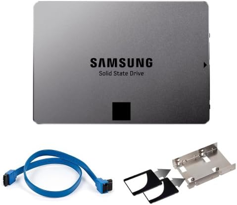 Samsung MZ-7TE120BW 120GB SSD 840 EVO-Series 2.5-inch SATA III + 2 x 2.5" Hard Drive HDD SSD Bay Converter + 18" SATA III 6.0 Gbps Cable