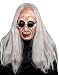 Goth Ghoul Adult Mask with Hair and Glasses