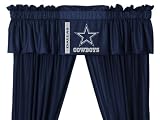 Dallas Cowboys Window Treatments Valance and Drapes