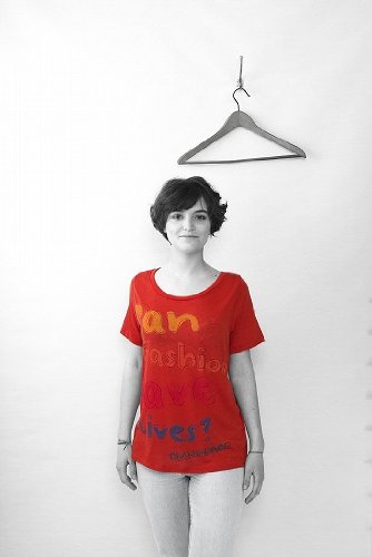 (オムニピース) OmniPeace レギュラーTシャツ/マルチカラーメッセージ(women's)