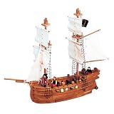 Maxim Deluxe Venture Ship with Figures and Accessories in Natural