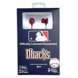 MLB Arizona Diamondbacks Logo Earbuds