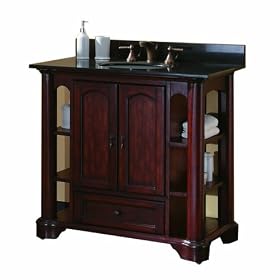 Avanity Vermont-VS36-MA Vanity and Undermount Sink, Mahogany, 36-Inch