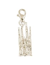 Rembrandt Charms Barcelona Cathedral Charm with Lobster Clasp, 10K Yellow Gold