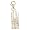 Rembrandt Charms Barcelona Cathedral Charm with Lobster Clasp, 10K Yellow Gold