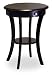 Winsome Wood Round Table with Drawer and Shelf, Black