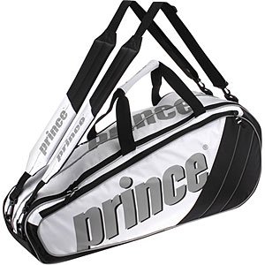 Prince 2007 Banner Collection 6 Pack Black/White Tennis Bag