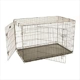 Precision Pet Products Black ProValu2 Dog Crate 1000, 19-Inch-by-12-Inch-by-14-Inch, 2-Door