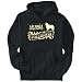 Hoodie Mens Black  SAY HELLO TO MY LITTLE FRIEND - Border Collie  Dogs