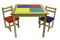 Beck Children's Wooden Table with Two Chairs