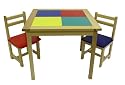 Beck Children's Wooden Table with Two Chairs