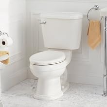 American Standard Oakmont Champion-4 Right Height Elongated Seat Less Toilet Bowl
