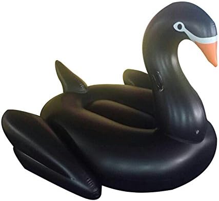 FunnyPro Inflatable Pool Floats Water Swimming Pool Floatie Lounge Toy for Adults &amp; Kid(Black Swan)