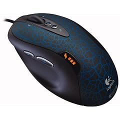 Logitech G5 refresh Laser Maus schnurgebunden schwarz-blau