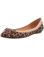 Buffalo London 207-3562 LEOPARD SATIN TAN 56 108463 Damen Ballerinas