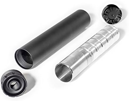 Dry Storage Kit with Aluminum M14X1LH Fitting, Stainless &amp; Aluminum Cups &amp; Tube, 11.0" Long, 2.0" OD