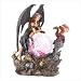 Gothic Style Angel With Glowing Glob Figurine Gift