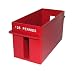 PM Company 05033 Large Capacity Plastic Interlocking Coin Tray, Holds $25 In Pennies, Red