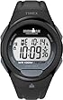 Timex Sport Ironman Fullsize Quartz Watch with LCD Dial Digital Display and Black Resin Strap T5K608SU