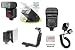 Best Value Professional Multi-Piece TTL Flash Package For The Olympus E-PL2, E-PL1, E-PL3, E-PL3, E-PM1, XZ-1, E-P3, E-30, E-420, FL-20, E-3, FL-36, E-1, E-400, E-620, E-500, E-3, E-520, E-330, FL-50, E-510, E-300, E-1, E-30, E-5, E-P2 Digital Cameras Package Includes 1 Professional TTL Power, Zoom & 270 Degree Swivel D-SLR Flash, Professional Right Angle Flash Bracket, Off Camera TTl Flash Cord, 1 Wide Angle Diffuser, 1 Bounce Reflector, & 1 Proffesional Soft Box Flash Diffuser