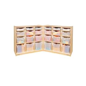 Childs Play GS408-H Hinged 4 Size 24 Tray Storage by Childs Play