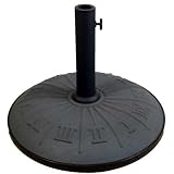 25kg Clock Design Grey Designer Heavy Parasol Base New