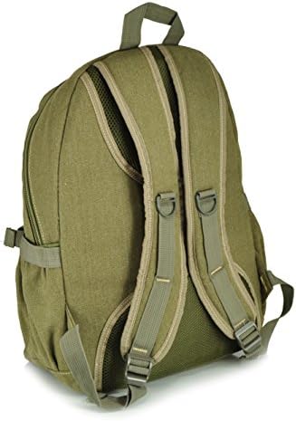 GK Eurosport Canvas Shoulder Backpack B706, Olive