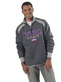 New York Giants 1/4 Zip Fleece Pullover Sweatshirt