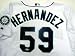 Felix Hernandez Autographed/Hand Signed Seattle Mariners Baseball Jersey