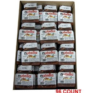 chocolate drinks: 36 Individual Nutella Single Serve packs (Net Weight .6 ounces each)