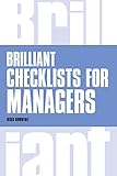 Brilliant checklists for managers