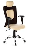 Buerostuhl24 666740 Bürostuhl / Chefsessel City 70 Netzstoff, braun / beige